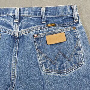 Wrangler Jeans Men's 34x34 Fits 32x32 Blue 13MWZ Cowboy Cut Western Cowboy Rodeo